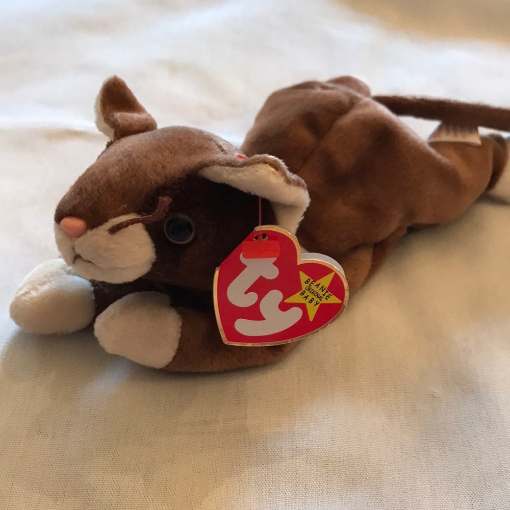 Ty Beanie Baby Pounce the cat